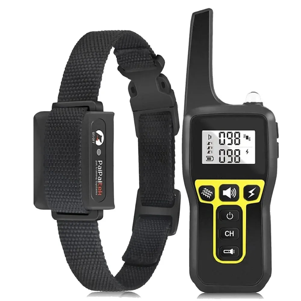 Wiederaufladbares Hundetrainingshalsband Mit Fernbedienung Und 300 M Reichweite Ip67 Wasserdichtes Elektrisches Halsband Mit Vibration Schock 85568268