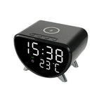 4K HD WiFi Mini Camera Clock | Wireless Charging, Motion Detection & Ideal for Home and Office Security