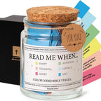 Bible Verses Emotion Jar | 67 Color-Coded Scriptures for Comfort & Reflection