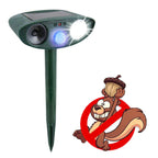 Ultrasonic Squirrel Repeller | Solar Powered, Waterproof & Chemical-Free for Home Protection