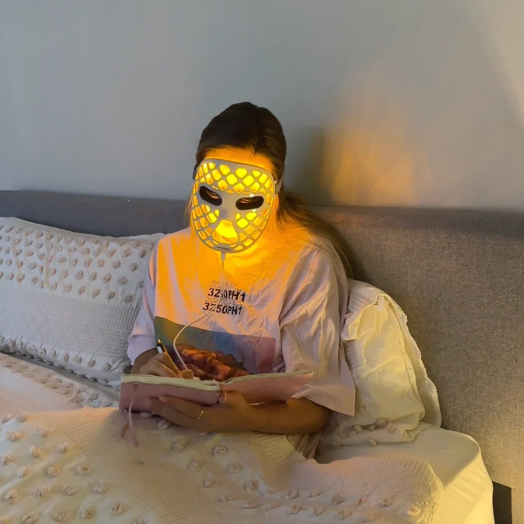 Silicone LED Light Therapy Mask Full Face | Flexible Soft-Fit Design