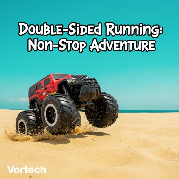Large Rechargeable Remote Control Monster Truck | 4WD All-Terrain Amphibious Car | Water & Land Stunt Vehicle