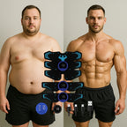 EMS Abs Stimulator | 10 Intensity Levels & 6 Modes for Full-Body Workouts at Home or On-the-Go