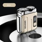 Pocket Electric Shaver - Cordless & Compact, Powerful & Rechargeable, Perfect for Travel