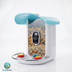 BirdyScope™ Smart Bird Feeder with Camera No Monthly Fees | Solar Powered Hummingbird Feeder Live Bird Cam House - Wireless 2-in-1 Seed & Hummingbird Station