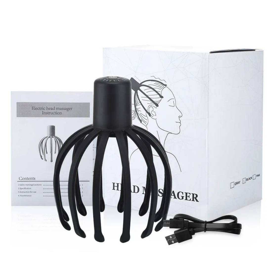 Smart Electric Head Massager | Multi-Directional Vibration for Stress Relief & Improved Sleep