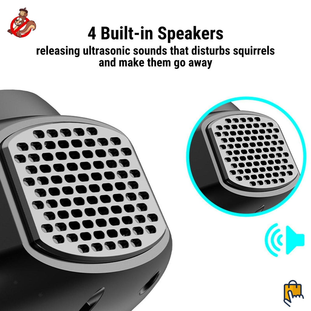 Smart Squirrel Indoor Repeller | 360° Coverage, Ultrasonic Technology & Safe for Home Use