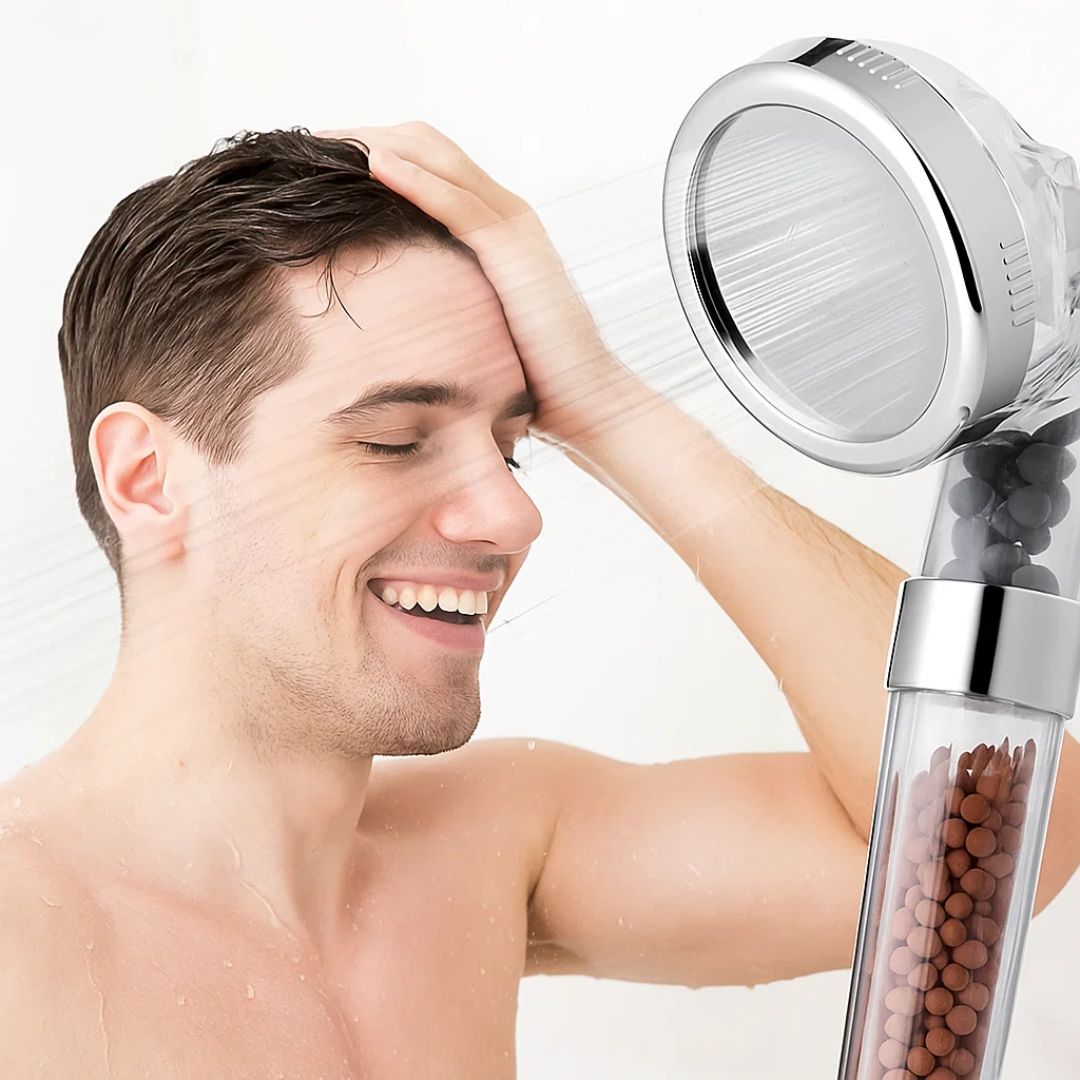 High-Pressure Handheld Shower Head | Pressure-Boost Spray & Anti-Limescale Nozzles for Low-Pressure UK Homes