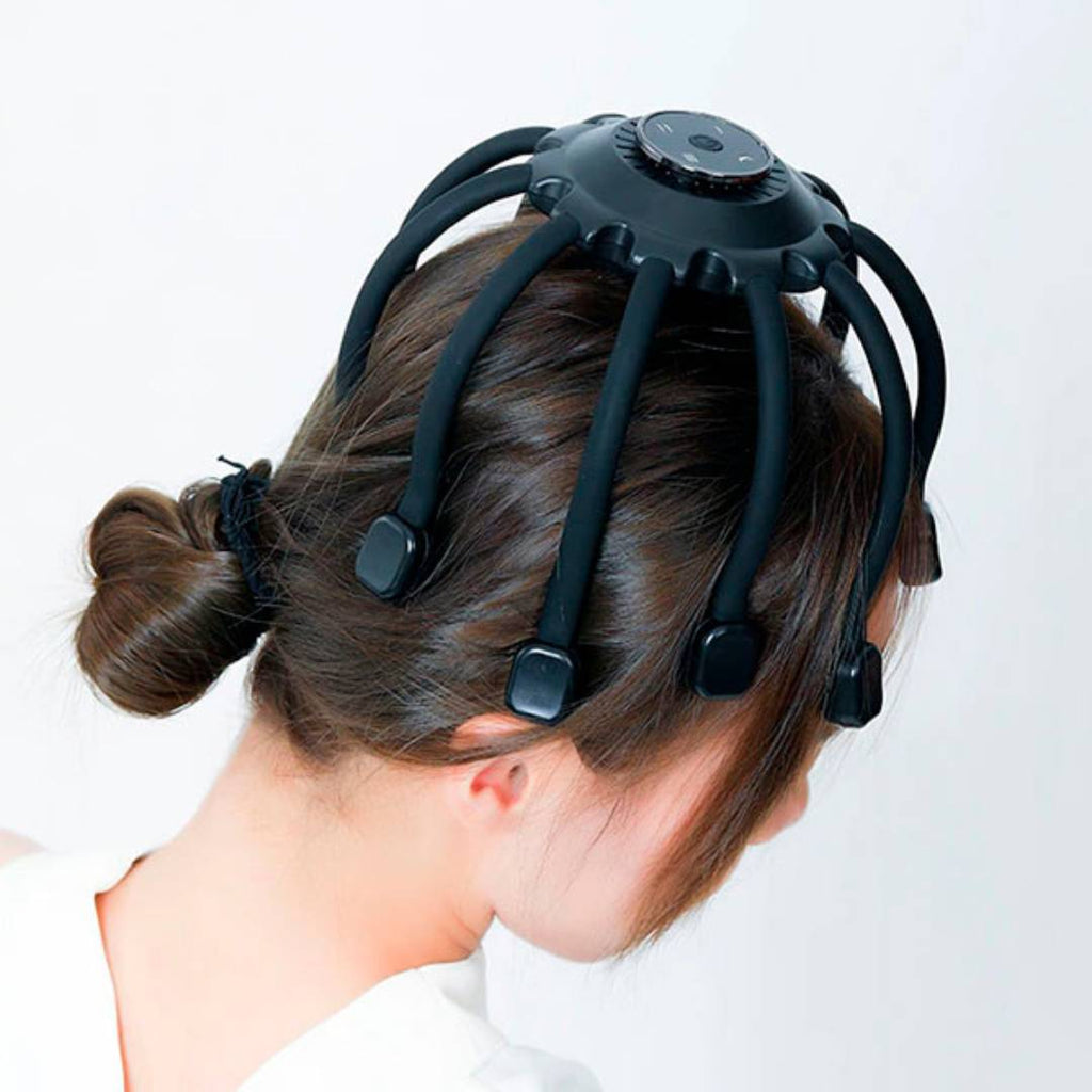 Smart Electric Head Massager | Multi-Directional Vibration for Stress Relief & Improved Sleep