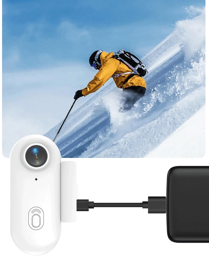 Ultra-Compact 4K WiFi Action Camera | Lightweight, Helmet-Friendly Design for Motorcyclists and Outdoor Adventurers