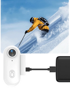 Ultra-Compact 4K WiFi Action Camera | Lightweight, Helmet-Friendly Design for Motorcyclists and Outdoor Adventurers