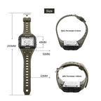 Large Numbers Digital Sports Watch | Waterproof, Multifunctional with Alarm & Chronograph for Athletes and Outdoor Enthusiasts