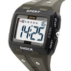 Large Numbers Digital Sports Watch | Waterproof, Multifunctional with Alarm & Chronograph for Athletes and Outdoor Enthusiasts