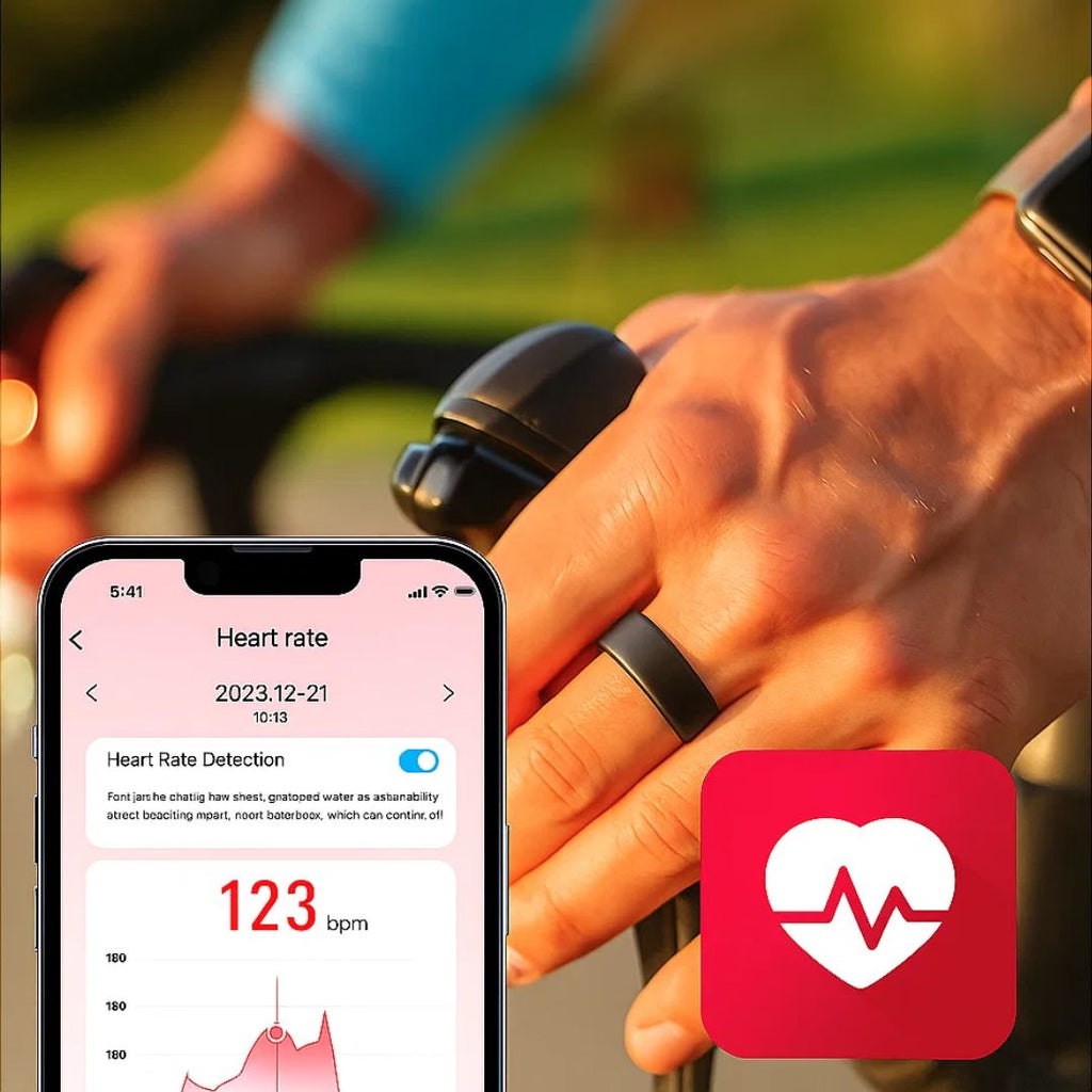 Smart Ring | Waterproof Sleep & Wellness Tracker for Active Lifestyles