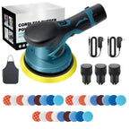 Cordless Car Buffer Polisher | 6-Speed Adjustable, Lightweight & Long Battery Life for Auto Detailing and Home Use