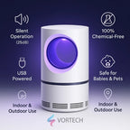 UV Light Insect Trap | Non-Toxic, Waterproof & Effective Mosquito & Fly Killer for Indoor and Outdoor Use