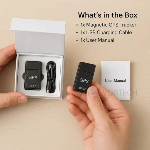 Small GPS Tracker | Magnetic Anti-Theft Locator for Vehicles and Personal Items