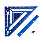 Innovative Rafter Square Tool | Durable Aerospace Aluminum, Smart Bubble Level & Fast Repetitive Markings for Carpenters and Metal Workers