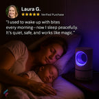 UV Light Insect Trap | Non-Toxic, Waterproof & Effective Mosquito & Fly Killer for Indoor and Outdoor Use