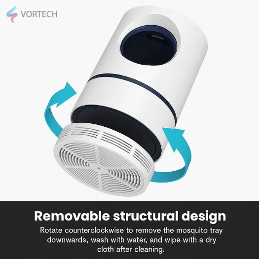 UV Light Insect Trap | Non-Toxic, Waterproof & Effective Mosquito & Fly Killer for Indoor and Outdoor Use