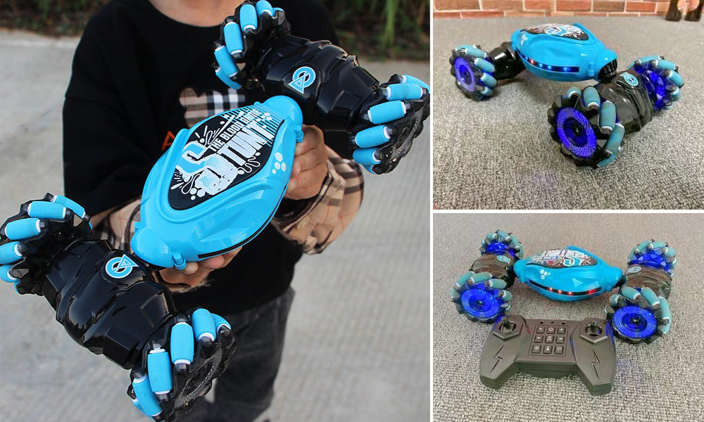 Gesture Sensing RC Car | Colorful RGB Lights, Double-Sided Driving & Perfect for Kids and Outdoor Fun