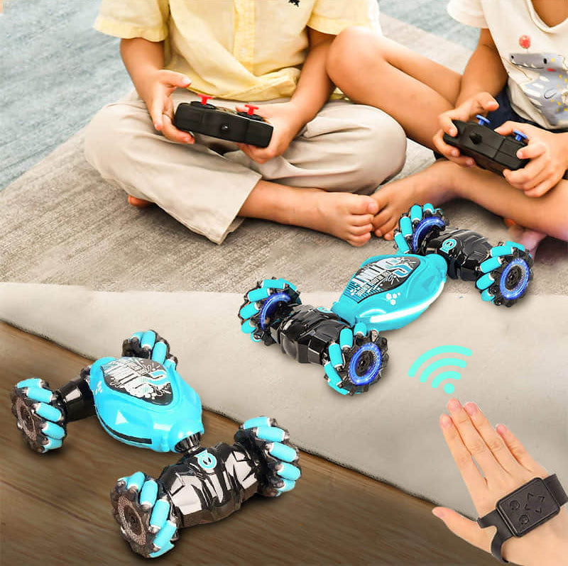 Gesture Sensing RC Car | Colorful RGB Lights, Double-Sided Driving & Perfect for Kids and Outdoor Fun
