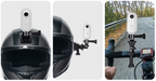 Ultra-Compact 4K WiFi Action Camera | Lightweight, Helmet-Friendly Design for Motorcyclists and Outdoor Adventurers