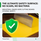 Industrial Grade HDPE Cutting Board | Antibacterial High-Density Polyethylene with Non-Porous Surface and Heavy-Duty Durability