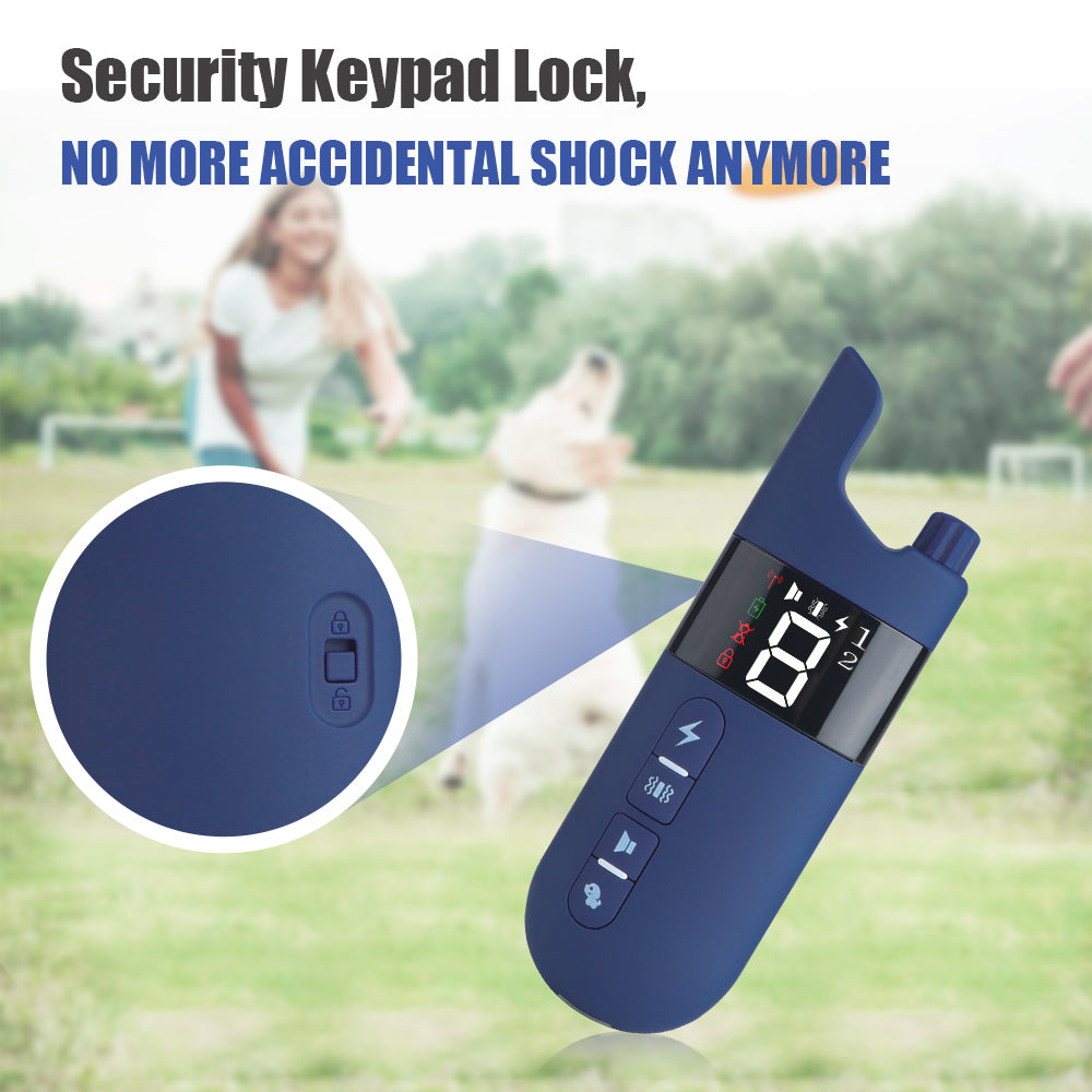 Electric Dog Training Collar | IP7 Waterproof, 500 Meter Range with Shock, Vibration & Sound Modes for Effective Pet Training