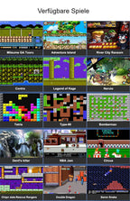 Retro Video Game Console | 500 Built-in Classic Games, 2.8-Inch Display & Portable for Kids Entertainment
