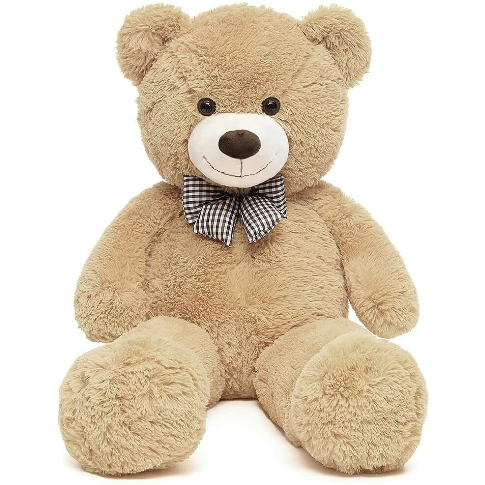 Giant Teddy Bear Stuffed Animal | Life-Sized, Soft & Cuddly Toy for Kids and Plushie Lovers