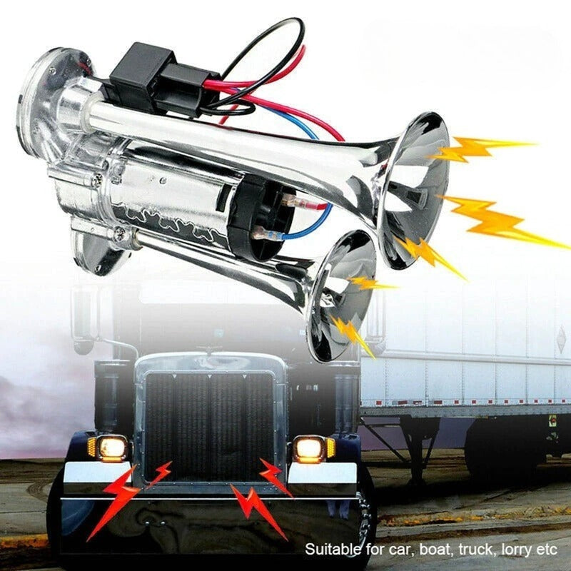 Super Loud Train Horn for Trucks & Cars | Powerful Air Horn for Enhanced Safety & Awareness on the Road