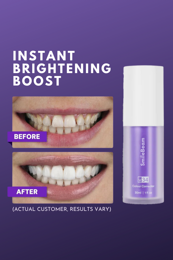 Color Correcting Tooth Serum | Advanced Purple Formula for Instant Whitening & Stain Neutralization