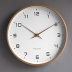 Wooden Wall Clock | Natural Wood Frame, Minimalist Design & Silent Quartz Movement for Modern Home Decor