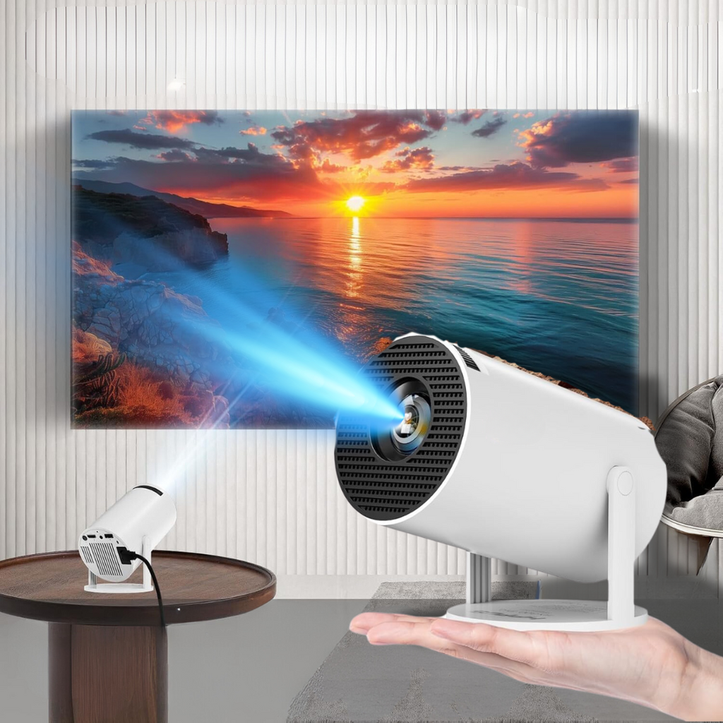 Mini Projector Inside Projection 4K Mini Portable Projector - Ultra HD Projection with Compact Design ...