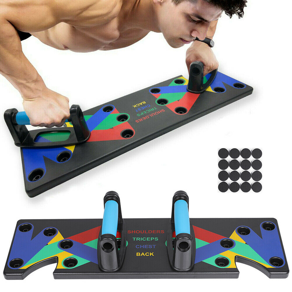 9 In 1 Push Up Rack Board | Durable, Non-Slip Design for Home Fitness & Strength Training
