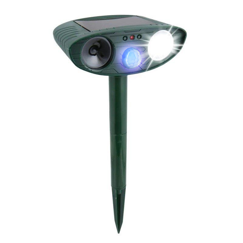 Ultrasonic Solar Cat Repeller | Waterproof, Infrared Motion Sensor & Effective for Outdoor Spaces up to 2425 sq ft