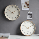 Wooden Wall Clock | Natural Wood Frame, Minimalist Design & Silent Quartz Movement for Modern Home Decor