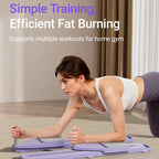 2-in-1 Ab & Ski Board | Core Sculpting, Resistance Bands & Compact Design for Home Gym Workouts