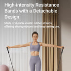 2-in-1 Ab & Ski Board | Core Sculpting, Resistance Bands & Compact Design for Home Gym Workouts