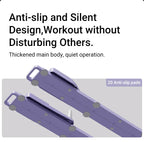 2-in-1 Ab & Ski Board | Core Sculpting, Resistance Bands & Compact Design for Home Gym Workouts