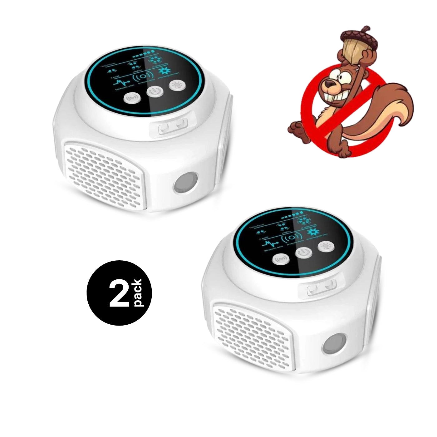 Smart Squirrel Indoor Repeller | 360° Coverage, Ultrasonic Technology & Safe for Home Use