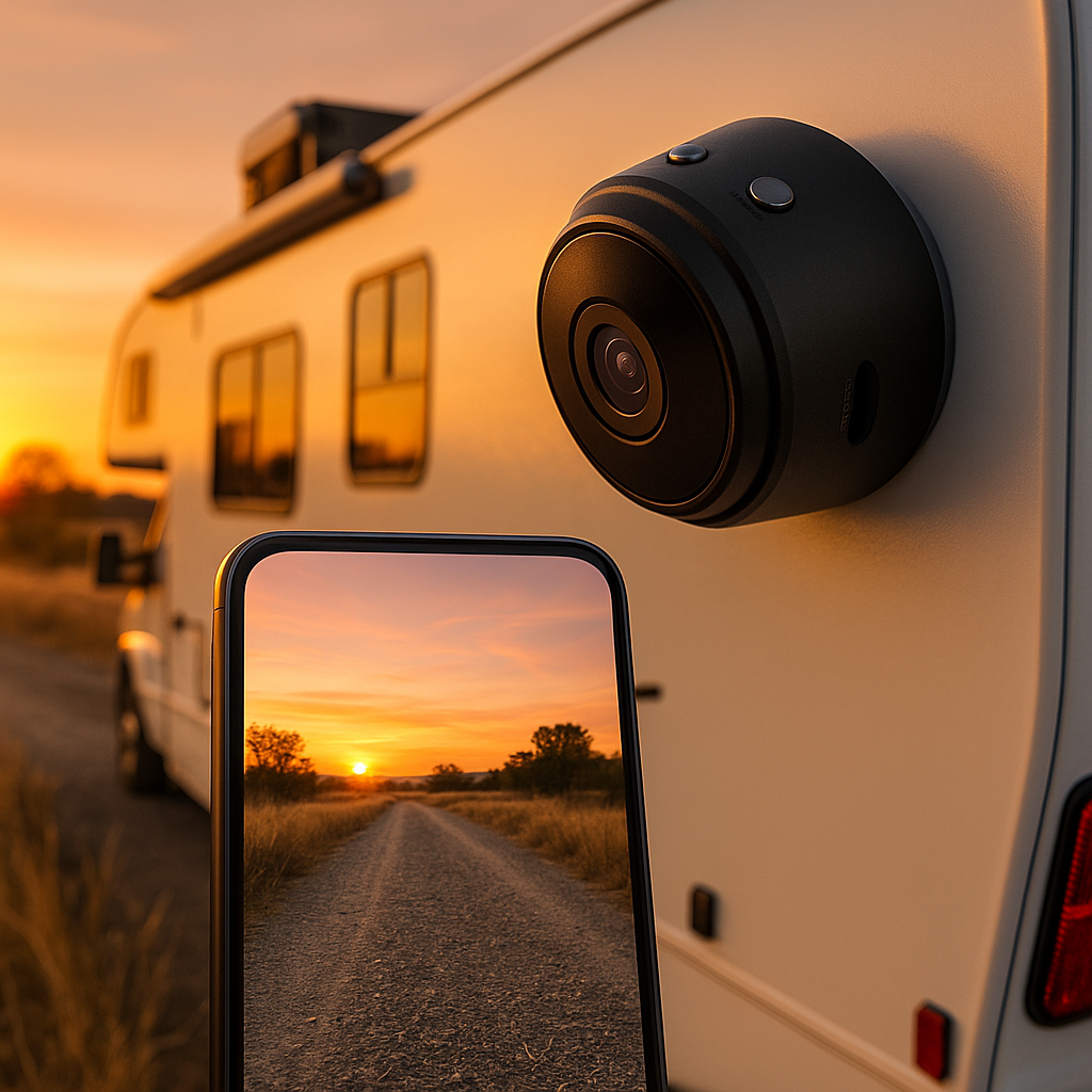 Wireless Waterproof Backup Camera for RVs, Trailers, and Vehicles - Night Vision, Wide Angle, Easy Installation