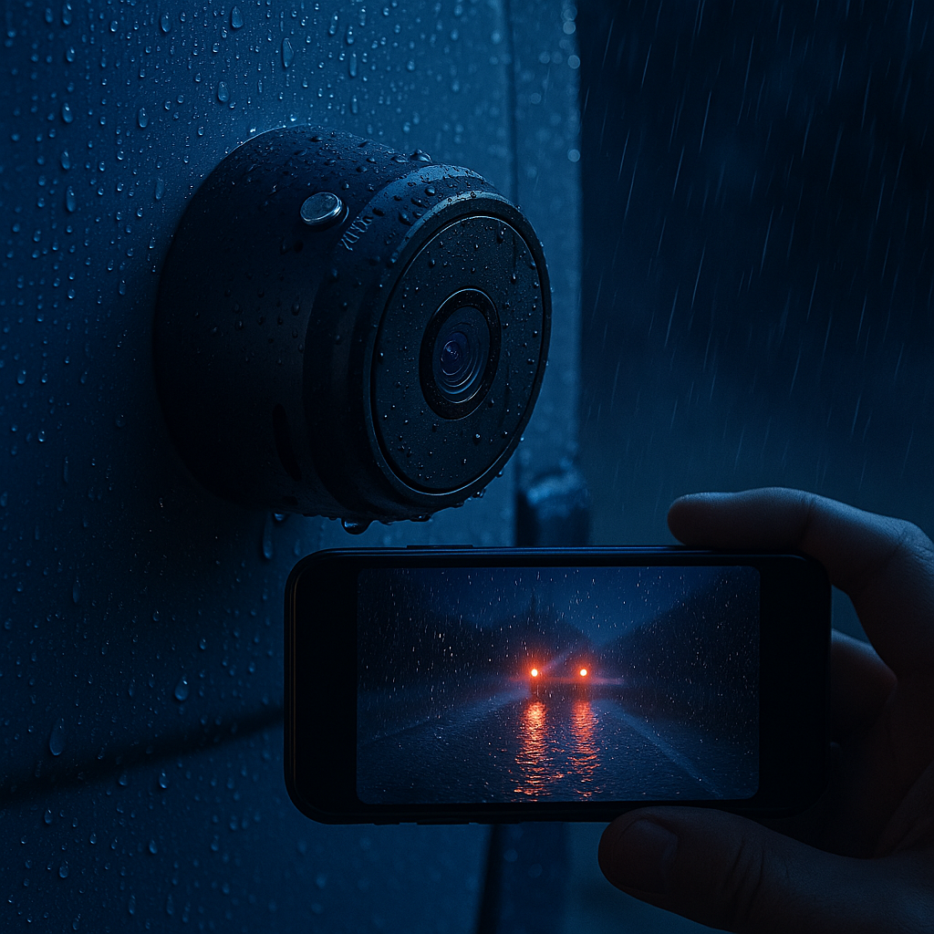 Wireless Waterproof Backup Camera for RVs, Trailers, and Vehicles - Night Vision, Wide Angle, Easy Installation