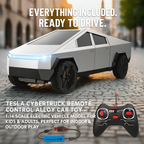 Tesla CyberTruck Remote Control Alloy Car Toy - 1:14 Scale Electric Vehicle Model for Kids & Adults, Perfect for Indoor & Outdoor Play