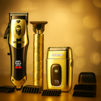 Professional Cordless Hair Clippers for Men – Precision Trimmer & Grooming Kit for Barbers & Home Use, Sharp Blades, Rechargeable & Zero-Gap Lineup Trimmer