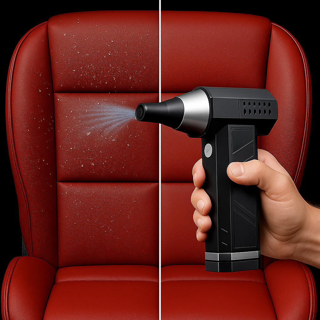 Portable Car Vacuum Cleaner | Wireless, Lightweight & Versatile for Home, Garage & Auto Cleaning
