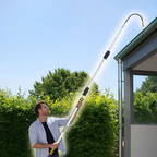 Gutter Cleaning Tool Telescopic Wand - Hose Attachment for Easy Ground-Level Rain Gutter Maintenance