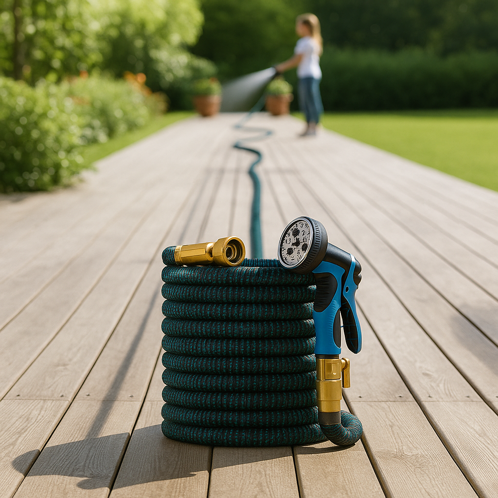 Expandable Garden Hose | Lightweight, Durable & Versatile for Watering, Car Washing, and Outdoor Cleaning