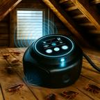 Ultrasonic Cockroach Repeller | Chemical-Free Roach Killer & 24/7 Home Defense